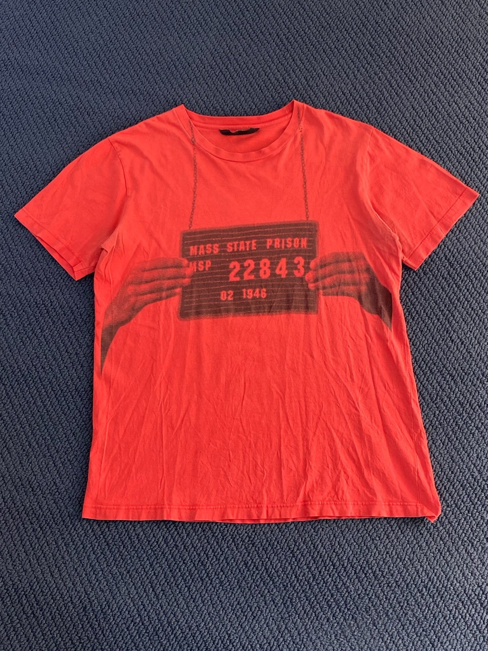 Y2k Nass State Prison Graphic Tee Shirt